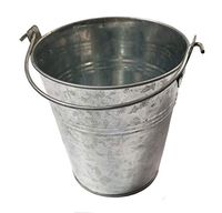 Outspark Metal Bucket for Traeger Wood Pellet BBQ Grills - Metal Pail with Handle