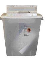 Kendall Sharps Container 12 Quart Clear - Model 8536sa