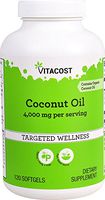 Vitacost Organic Coconut Oil - 4000 mg Per Serving - 120 Softgels