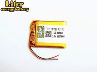 BIHUADE 3.7V 443441 650mah Lithium Polymer Li-Po Rechargeable Battery for DIY Mp3 MP4 MP5 GPS