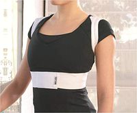 PTM Wellbrace - Adjustable Back-Posture Corrector - Elastic - Different Sizes & Adjustable for Custom Fitting & Comfort -for Cervical, Thoracic and/or Lumbar Pain - for Women & Men (X-Large)