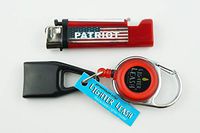 Bundle 2 Items - Lighter Leash Premium Clip and Patriot Lighter with Opener