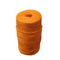 Ammzzoo111 Merry Christmas DIY Christmas Ribbon Rolls Jute Twine Hemp Rope DIY Craft Cord for Wedding Gift Package Party Decoration -50/100cm Orange Yellow 50m