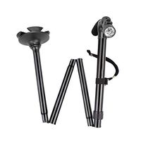 Foldable Walking Stick Height Adjustable and Lightweight Non-Slip Walking Stick Built-in LED Light Suitable for Men and Women