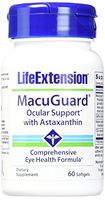 Life Extension MacuGuard Ocular Support with Saffron & Astaxanthin, 60 Softgels