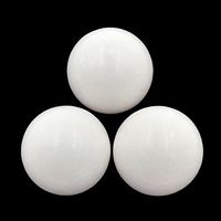 AD Beads Natural Gemstone Harmony Round Ball Crystal Healing Sphere Massage Rock 20~50mm (15 White Jade, 50mm)