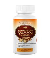Superior Yacon Extract - All Natural Healthy Weight Loss Pills - Curbs Appetite and Regulates Hunger Hormone