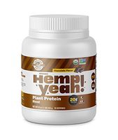 Manitoba Harvest Hemp Yeah! Organic Plant-Based Protein Powder, Chocolate, 16oz; with 20g of Protein, 4g of Fiber & 1.9g Omegas 3&6 Per Serving, Preservative Free, Non-GMO