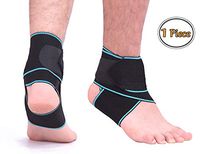 CFR Ankle Support Brace Compression Wrap Adjustable Breathable Ankle Strap Bandage for Sport Protect, Sprain, Plantar Fasciitis One Piece,Orange UPS Post