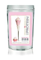 Protein Milkshake Organic Protein Powder - Cupcake Batter - Grass Fed Whey Protein, Low Carb (22g Protein, 3g Carb,110 Cal), Keto, WW, Gluten Free, Natural Flavor + Sweetener - 1 Pound,15 Servings