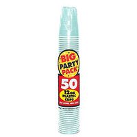 New Blue Plastic Cups Big Party Pack, 16 Oz., 50 Ct.