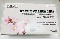 Mirako BB White Collagen Drink Rice Ceramide + Hyaluronic Acid 50mL x 10 Bottles