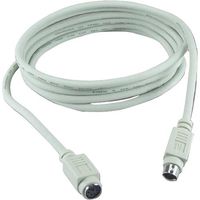 QVS Mini6 Male to Female PS/2 Keyboard/Mouse Extension Cable CC321-20