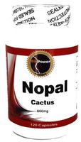 Nopal Cactus 600 Mg # 120 Capsules - Supports Healthy Glucose Levels - Appetitie Suppressant