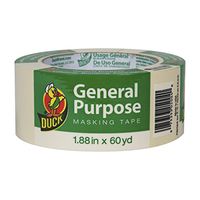 Duck Brand 394700 General Purpose Masking Tape, 1.88-Inch by 60-Yard, Single Roll, Beige