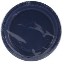 Creative Converting Touch of Color 24 Count Paper Lunch Plates, Navy