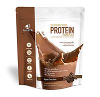 Superfood Protein Shake Mix - Triple Chocolate, 19g Whey Protein, 18 serv, Natural Flavors, Low Fat, Low Carb, Vitamins, Fiber, Prebiotics, Weight Management, Greens, Made in USA,