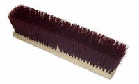 HUB City Industries 330 Standard Floor Brooms, Maroon Medium Coarse Poly, 30"