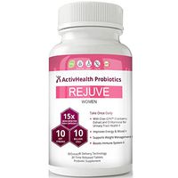 Rejuve Women's Probiotics with Cranberry Flavor and Scientifically Verified Strains, 10 Strains, 10 Billion CFU, 30 Count