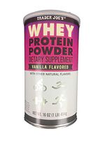Trader Joe's - Whey Protein Powder Dietary Supplement Vanilla Flavored With Other Natural Flavors 16 OZ (1 LB) 454 g