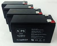 Replacement Battery for 12V 8AH SLA Battery (4 Pack) for Scooters and WHEELCHAIRS