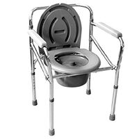 G-LXYZBQSHYP Height Adjustable Commode Chair Pregnant Women Old Man Potty Chair Stainless Steel Toilet Frame Sturdy Waterproof