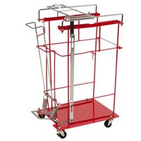 Covidien 8938FP SharpSafety Foot Pedal Cart for Slide Lid Container, 12 and 18 gal