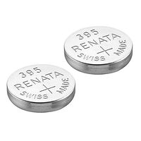 Renata Watch Battery Swiss Made Renata 395 or SR927SW Or AG7 1.5V (2 Batteries, SR927SW)