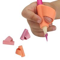 3PCS/Set Pencil Grips Writing Posture Children Pencil Holder Pen Writing Aid Grip Posture Correction Tool Silicone Pencil Grips for Kids Handwriting for Preschool (A)
