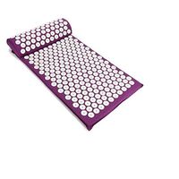 Massager Pillow Foot Massage Cushion Acupressure Mat Relieve Stress Pain Acupuncture Spike for Yoga Mat Pad,Purple