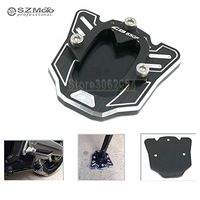 Frames & Fittings for Honda CB 650F CB650F CB650 2015-2018 Motorcycle CNC Side Kickstand Stand Extension Support Plate with Logo Black