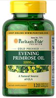Puritan's Pride Evening Primrose Oil 1000 mg with GLA -120 Softgels