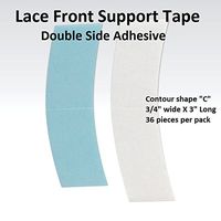 Lace Front Support Shape"C" 36-pcs per pack double side adhesive