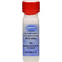 Hylands Homeopathic Ruta Grav 6X 250 Tab