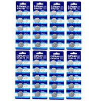 Bluecell 40 Pcs CR2025 Lithium Button Cell Battery 3V for Watch Toy Calculator