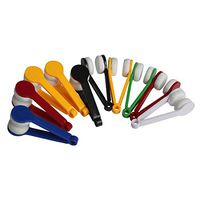Andux Mini Sun Glasses Eyeglass Microfiber Spectacles Cleaner Soft Brush Cleaning Tool YJQJS-01 (10pcs)