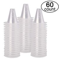 60 Count Ear Thermometer Probe Disposable Covers/Refill Caps/Lens Filters for All Braun ThermoScan Models and Other Types of Digital Thermometers Disposable Replacement Covers (60)