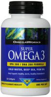 Omegaworks Super Omega 3 Softgels, 50-Count Bottles (Pack of 2)