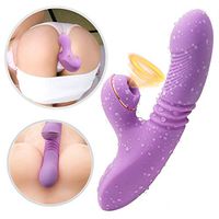 YEVIOR 7 Frequency Thrusting&Sucking Toys Handheld Massager Wand Quiet,Medical Silicone Waterproof Rechargeable