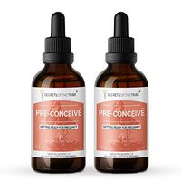 Secrets Of The Tribe - Pre-Conceive, Herbal Supplement Blend Drops Alcohol Liquid Extract, Preparing for Pregnancy (2x4 fl oz)