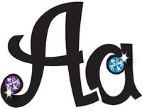 Teacher Created Resources 5-Inch Bling Letters with Colorful Jewels (77183)