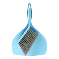 Whisk Broom and Dust Pan Set, RIZON Mini Dustpan and Brush Combo with Nordic Style Nesting Small Broom for Floor Corner, Table, Desk, Sofa, Carpet, Keyboard, Car and Pet House