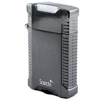 Scorch Torch Orion Double Jet Flame Flip Top Cigar Torch Lighter (Gunmetal)
