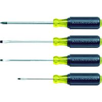 Klein Tools Screwdriver Set, Mini Slotted and Phillips, Black, 4-Piece  - 85484