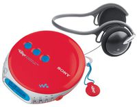 Sony D-EJ360 PSYC CD Walkman (Red)