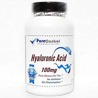Hyaluronic Acid 100mg // 180 Capsules // Pure // by PureControl Supplements
