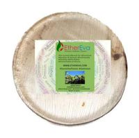 EtherEva Eco Friendly 3.5" Round Disposable Palm Leaf Mini Bowls (25 count)