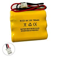 PowerSonic A5289-1 OSA107 3.6v 700mah NiCad Battery for Exit Sign Emergency Light