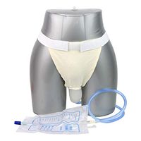 Reusable Silicone Urine Bag, Male and Female Special Old-Aged Urine Collector for Patients Urinary Incontinence 2 1000ml Urine Bags,Men