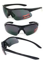 VeryHobby® Inner Bifocal Safety Reading Glasses Reading Sunglasses UV400 AP+S ANSI Z87.1+ (+2.50, Smoke Lens)